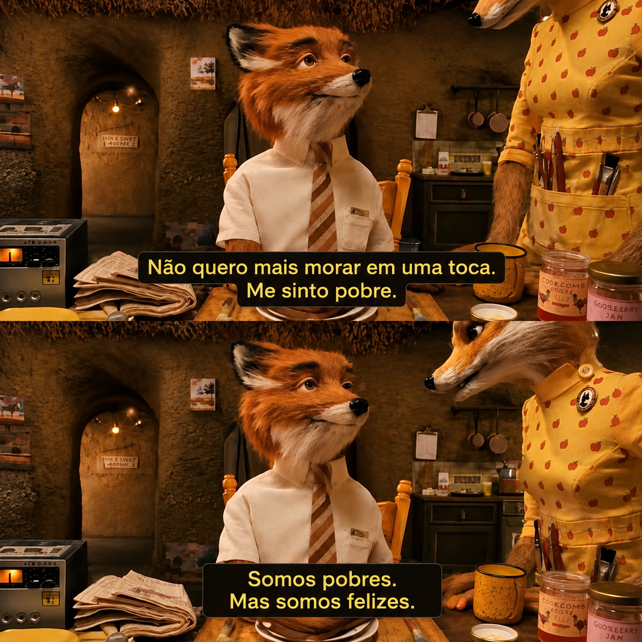 Meme do Fantástico Sr. Raposo